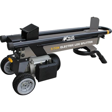 Lowes wood splitter electric - Place the log splitter on a stable table. Operate with proper footing and not on a slippery floor. Work on it only when sober. Examine the log to be split for any foreign object like a nail. Never force the tool to over perform. Keep the blades debris free to ensure smooth working. Look for leakages if any.